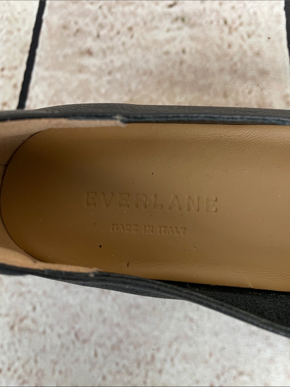Everlane The Day Glove Minimalist Round Toe Black Slip-On Women's 6 Ballet Flats - Picture 7 of 8